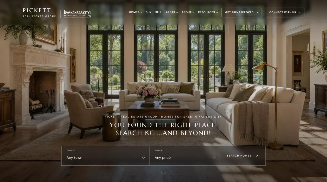 Pickett Real Estate Group’s website