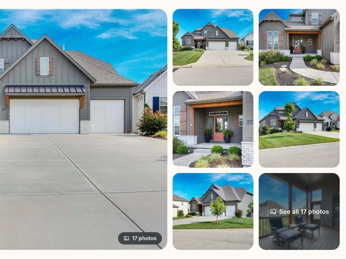 IDX listing detail with photo gallery on an agent website
